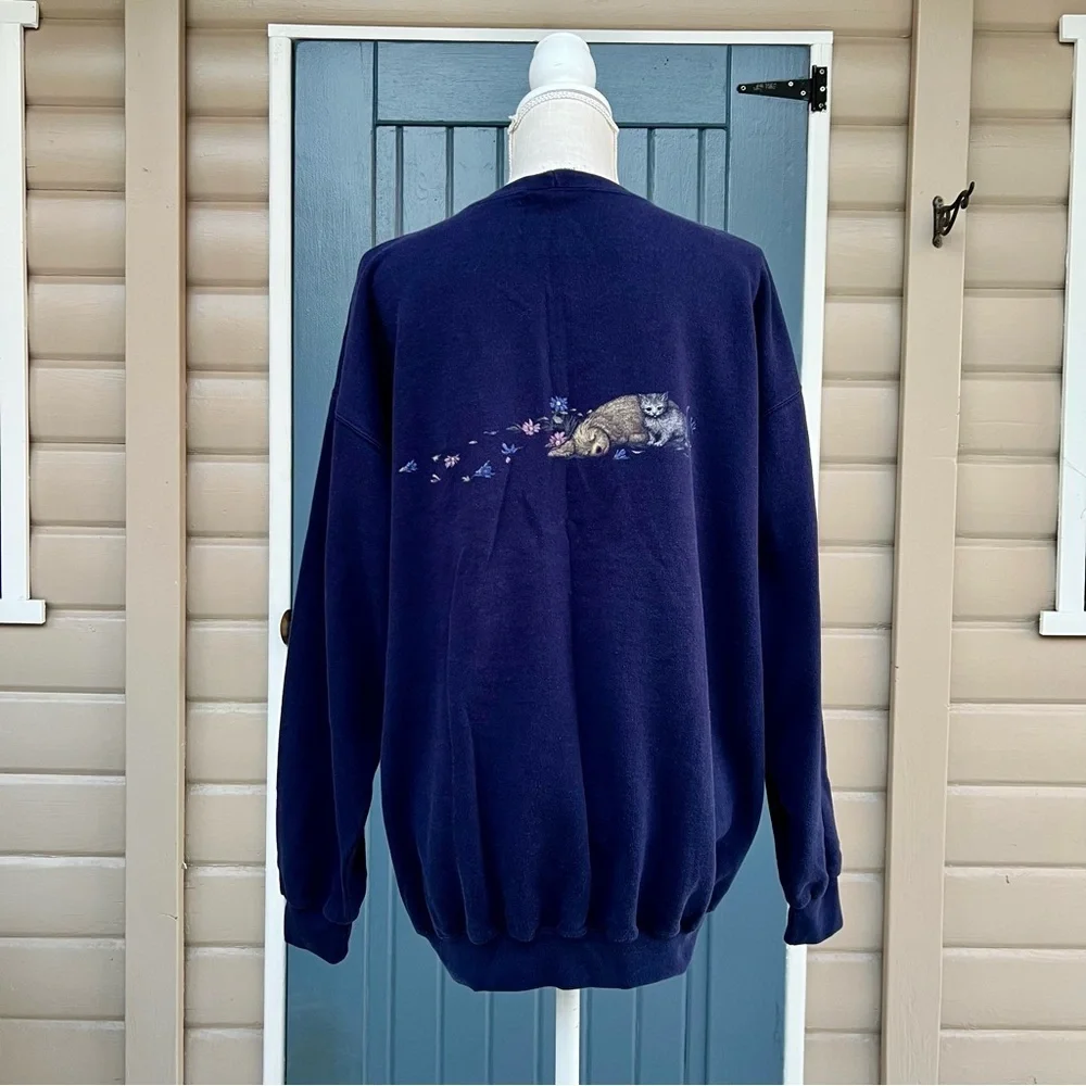 Vintage 1990s Northern Reflection Sleepy Puppy Outdoorsman Sweatshirt Women’s XL
